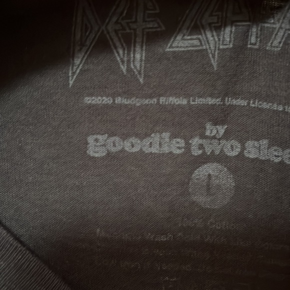 Def Leopard Vintage 1983 design, neon colors Long sleeve shirt men sz L unisex - Picture 5 of 6